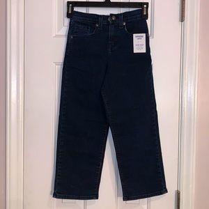 Levi’s Denizen Dark Blue jeans with adjustable waist, size 6 Reg